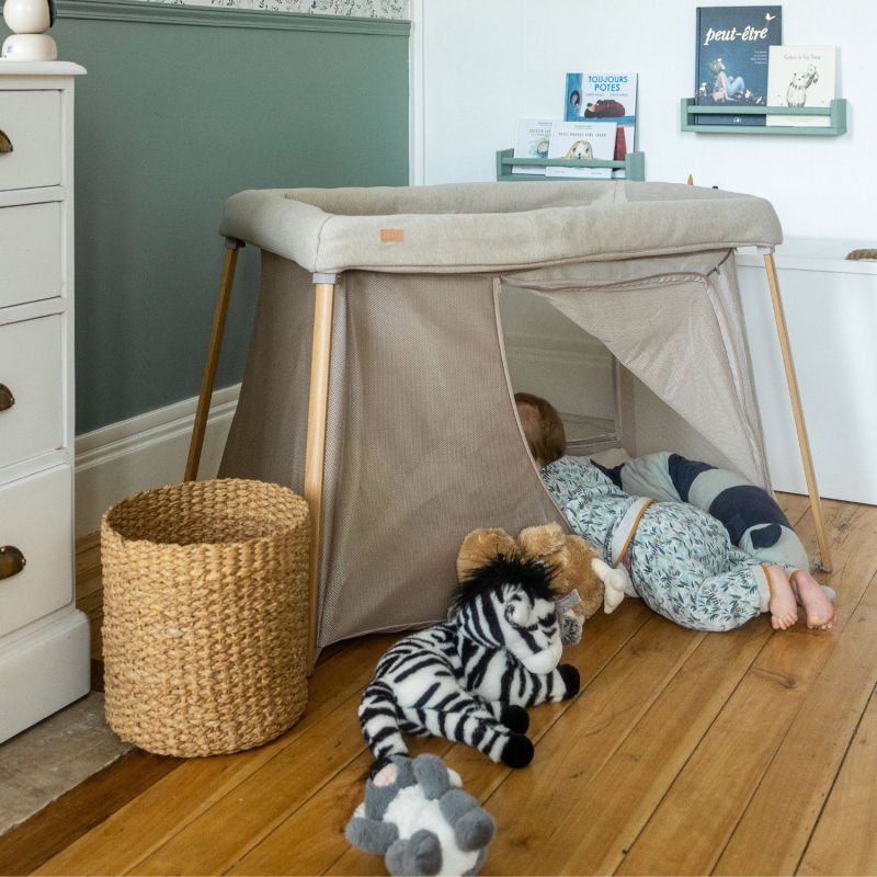 Lit parapluie 3 en 1 Eazy sleep Argile et Gazelle Béaba Ambiance 5