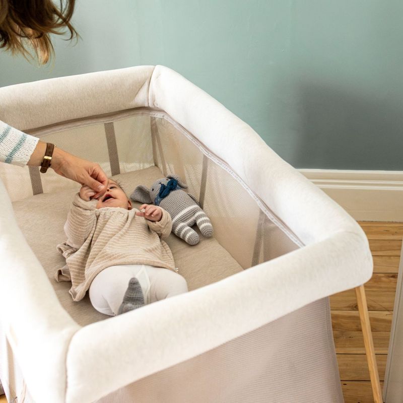 Lit parapluie 3 en 1 Eazy sleep Argile et Gazelle Béaba Ambiance 7