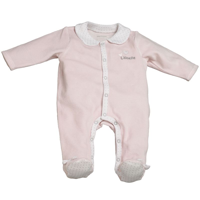 Pyjama chaud Lilibelle rose (3 mois) Sauthon