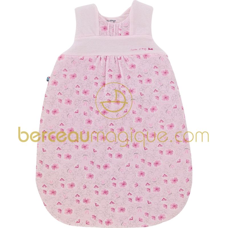 Gigoteuse 0-6 mois Aquarelle rose (67 cm) Sucre d'orge