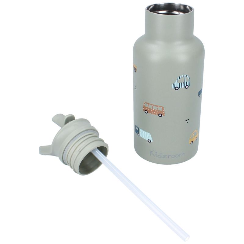 Gourde Véhicules vert (350 ml) Kidzroom Produit 3