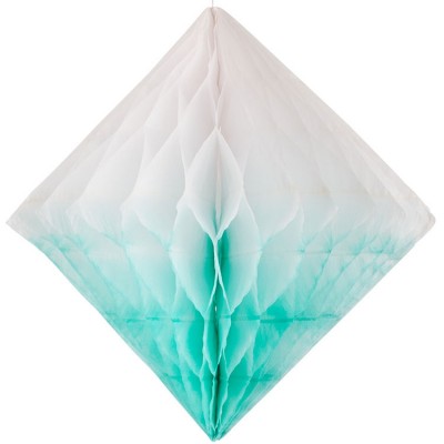 Losange en papier alvéolé turquoise My Little Day