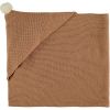 Couverture tricotée à capuche marron So Natural (65 x 65 cm) - Nobodinoz