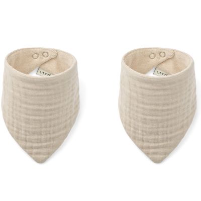 Lot de 2 bavoirs Andrea Sandy
