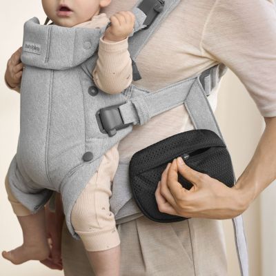 Pochette de rangement pour porte-bébé mesh noir