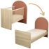 Lit bébé évolutif Arche Terracotta (60 x 120 cm) - Sauthon mobilier