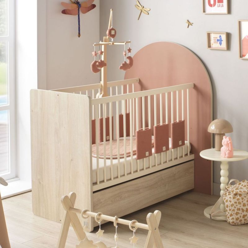 Lit bébé évolutif Arche Terracotta (60 x 120 cm) Sauthon mobilier Ambiance 7