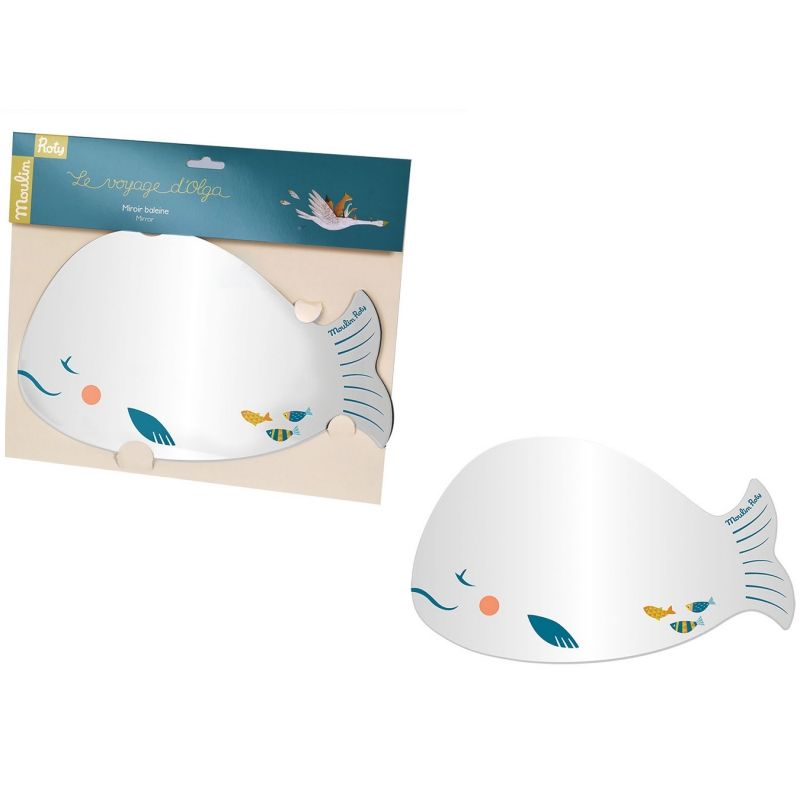Miroir baleine Joséphine Le voyage d'Olga Moulin Roty