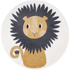 Tapis rond lion Jaggo (120 cm)