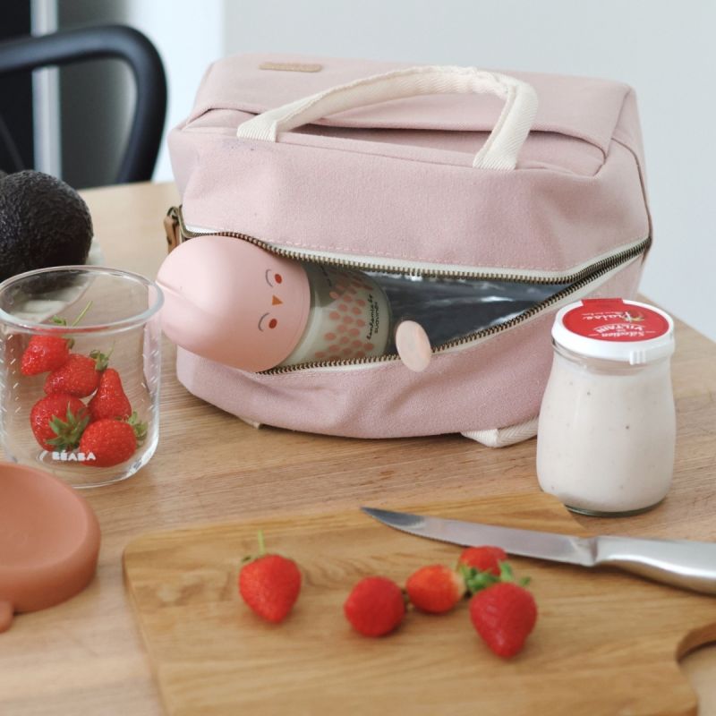 Sac repas isotherme rose poudré (5 L) Béaba Ambiance 7
