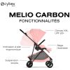 Poussette Citadine Ultra Légère Melio Carbon 2026 Candy Pink Cybex Produit 4