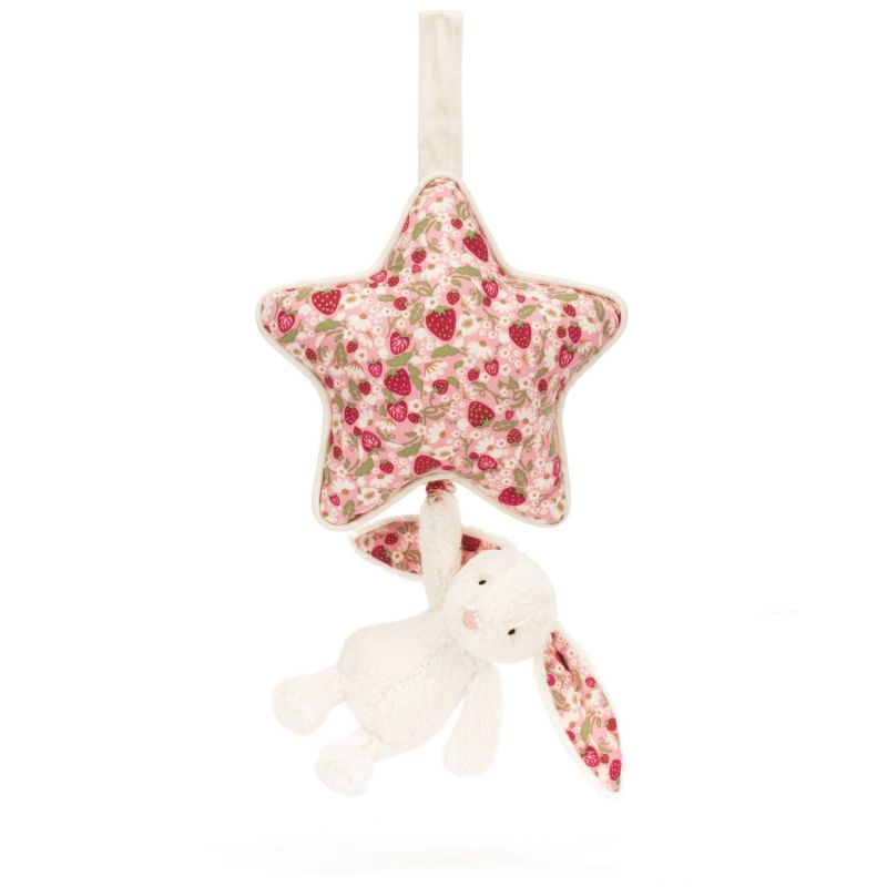 Peluche musicale Lapin en fleurs Crème (30 cm) Jellycat Produit 1