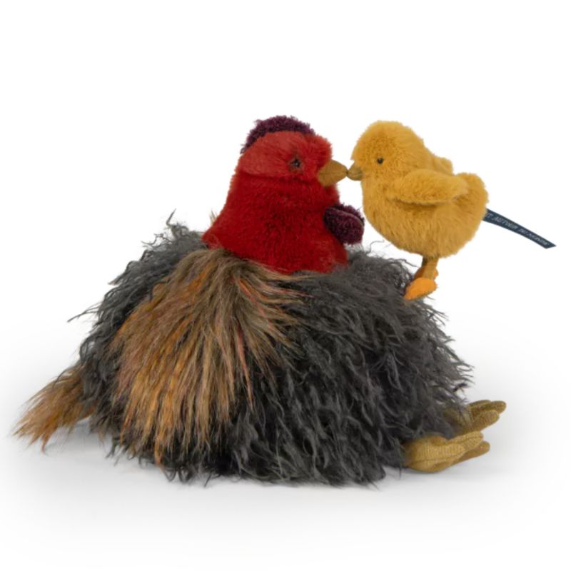 Peluche Poule Tout autour du monde (28 cm) Moulin Roty Produit 3