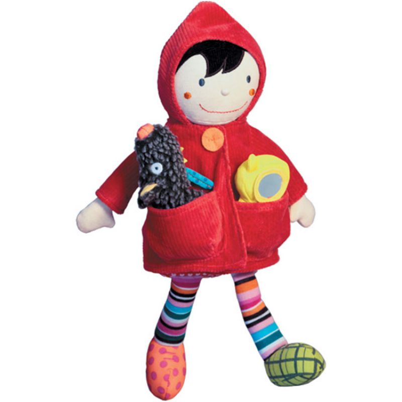 Jeu d'activités Chaperon rouge T'es Fou Louloup (40 cm) Ebulobo