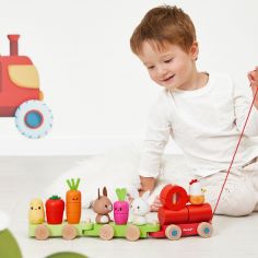 Train d'activités à tirer Ferme