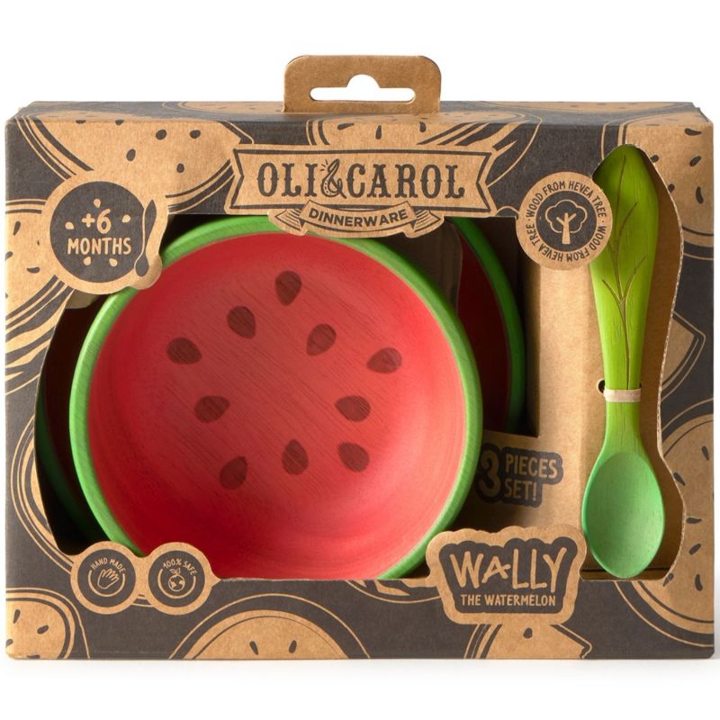Coffret repas Wally la pastèque (3 pièces) Oli & Carol Packaging 7