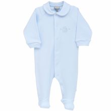 Pyjama léger interlock bleu (1 mois : 56 cm)  par Cambrass
