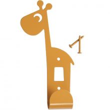 Patère Raffi la girafe jaune moutarde  par Done by Deer