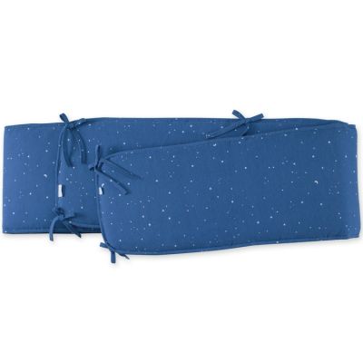 Tour de parc constellations Stary bleu jean (100 x 100 cm) Bemini