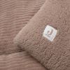 Tapis de jeu Cloudy Rib Milky Coffee (100 x 100 cm) Jollein Produit 4