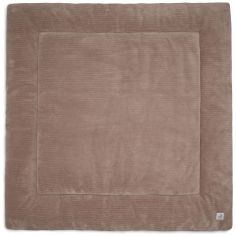 Tapis de jeu Cloudy Rib Milky Coffee (100 x 100 cm) - Jollein