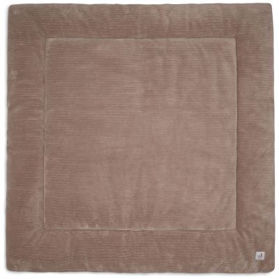 Tapis de jeu Cloudy Rib Milky Coffee (100 x 100 cm) Jollein