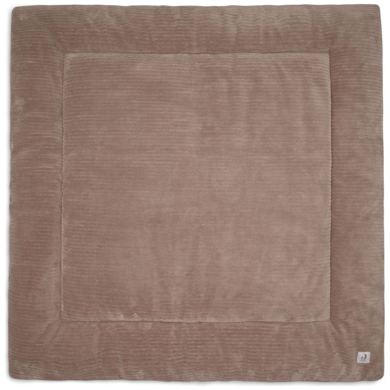Tapis de jeu Cloudy Rib Milky Coffee (100 x 100 cm) Jollein Produit 1