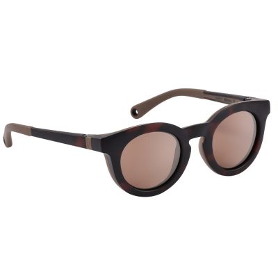 Lunettes de soleil Retro Happy Dark Tortoise (2-4 ans)