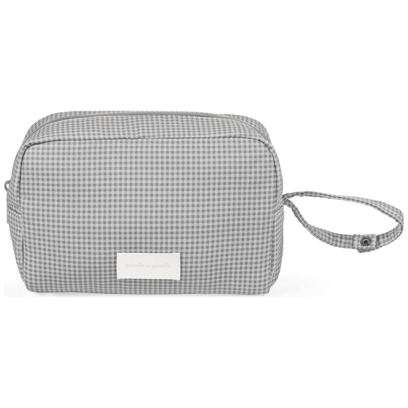 Trousse de toilette Little Bloom Vichy Gris Pasito a pasito Produit 1
