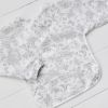 Bavoir manches longues Toile de Jouy gris clair Tartine et Chocolat Ambiance 3