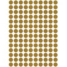 Stickers muraux ronds dorés  par Lilipinso