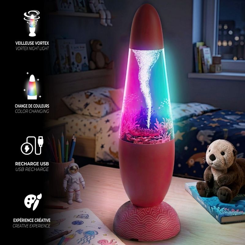 Lampe sensorielle Tsuny Light Coral MOB Ambiance 7