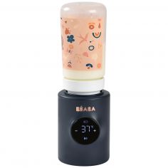 Chauffe-biberon Nomad Milk Night Blue + 3 adaptateurs - Béaba