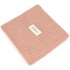 Housse de matelas à langer Stories Édition limitée Pink cream grid Nobodinoz Produit 2