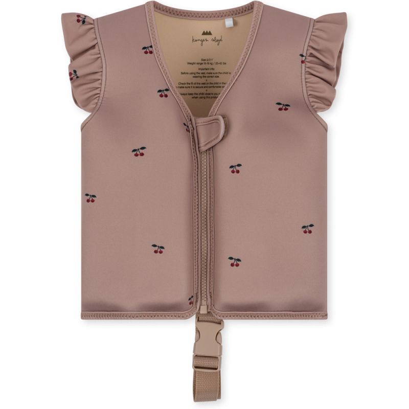 Gilet de natation avec volants Cherry (2-3 ans) Konges Slojd