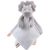 Variation Gris chiné du produit Doudou marionnette Triceratops Ops en veloudoux greige (27 cm) de la marque Noukie's