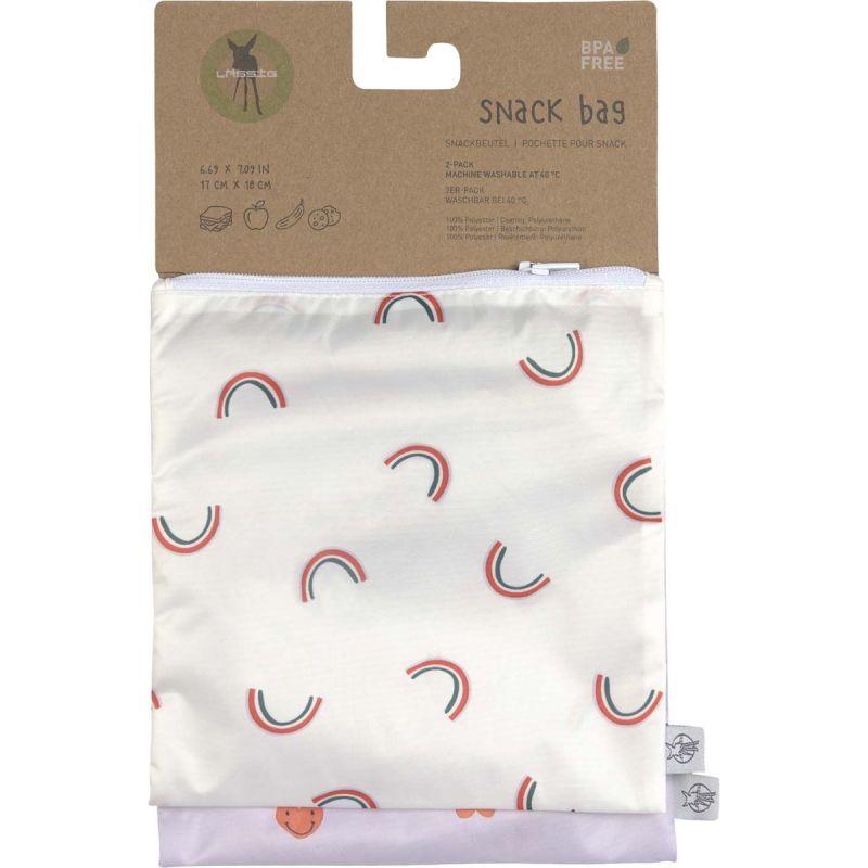 Lot de 2 pochettes pour Snack Happy Rascals Coeur (1 L) Lässig Packaging 7