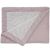 Variation Blanc, rose du produit Couverture double face Lilas (75 x 100 cm) de la marque Domiva