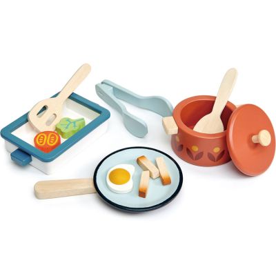 Tender Leaf - Kit de casserole et poêle en bois - Idée liste de cadeaux