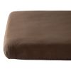 Drap housse Satin Brun (60 x 120 cm) - Kadolis