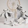 Coffret peluche Panda Attrape-rêves (20 cm)  par Doudou et Compagnie