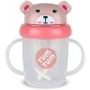 Tasse antifuite avec paille lestée Ourson Rose (200 ml) TUM TUM Produit 1