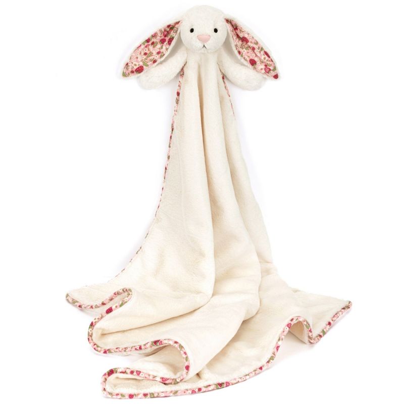 Couverture bébé Lapin en fleurs Crème (70 cm) Jellycat Produit 2
