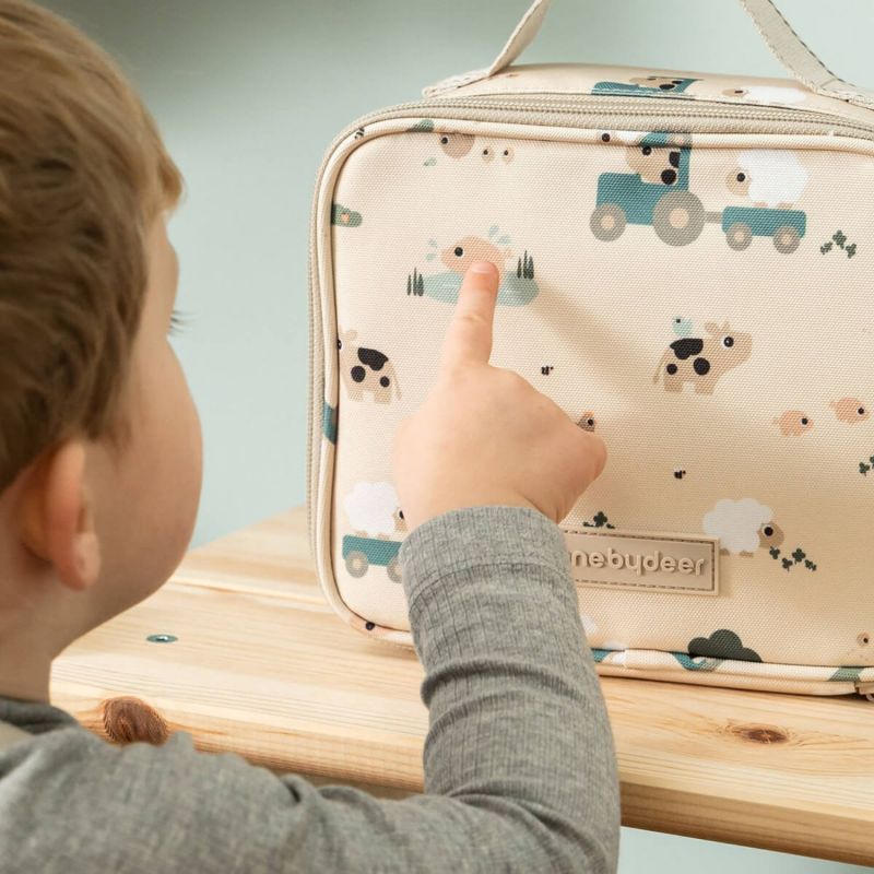 Petit sac repas isotherme Tiny farm Sable (2,8 L) Done by Deer Ambiance 5