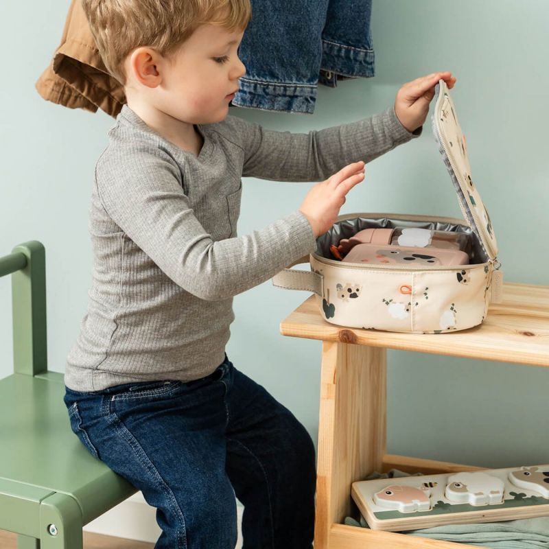 Petit sac repas isotherme Tiny farm Sable (2,8 L) Done by Deer Ambiance 6