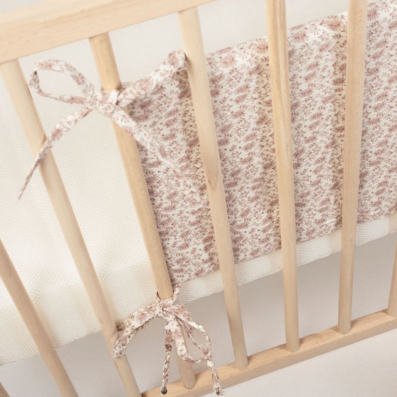 Tour de lit Gala Cerise (120 x 60 cm) Walking Mum Produit 4