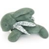 Peluche Lapin Doudou Pantin vert sauge (25 cm) - Doudou et Compagnie