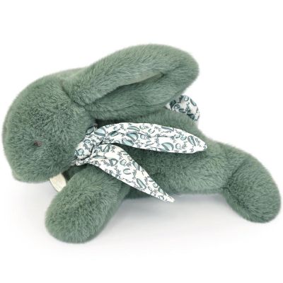 Peluche Lapin Doudou Pantin vert sauge (25 cm)