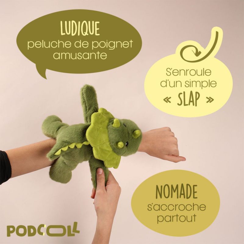 Bracelet PODCOLL Slap Dino Histoire d'Ours Ambiance 6