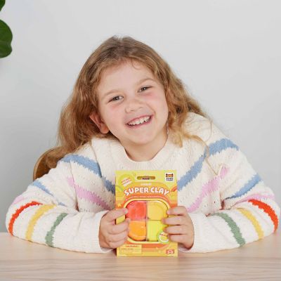 Set créatif en argile Sunrise jaune et orange avec recharge